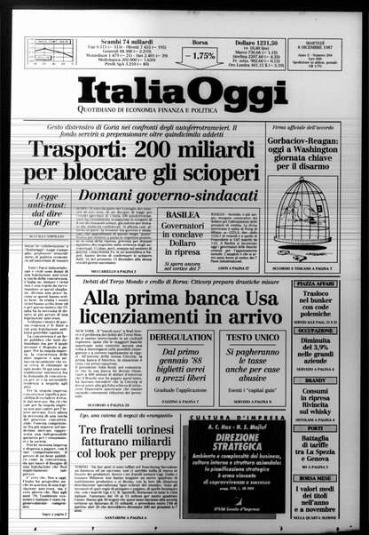 Italia oggi : quotidiano di economia finanza e politica